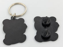 Load image into Gallery viewer, Bear Bear Enamel Pin and Keychain