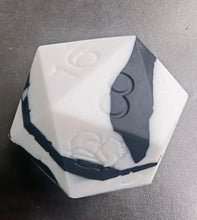 Load image into Gallery viewer, Black and White Giant Silicone Dice