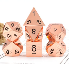Load image into Gallery viewer, Copper Metal Dice Set