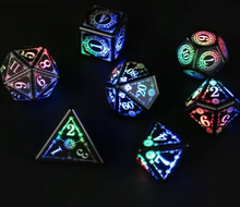 Load image into Gallery viewer, Rechargeable LED Dice Set