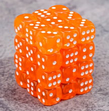 Load image into Gallery viewer, Transparent 12mm 6 Sided Dice (Pick Color)