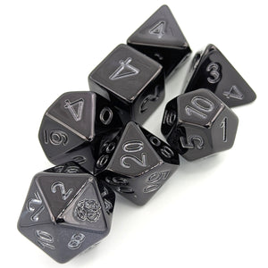 Coal 7 Piece Dice Set