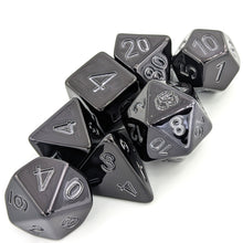 Load image into Gallery viewer, Coal 7 Piece Dice Set