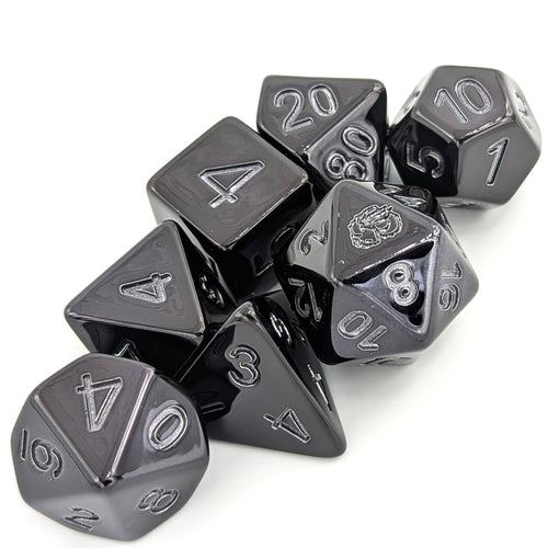 Coal 7 Piece Dice Set