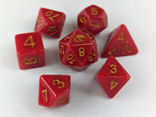 Load image into Gallery viewer, Garnet Color Changing Dice Set