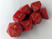 Load image into Gallery viewer, Garnet Color Changing Dice Set