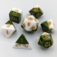 Load image into Gallery viewer, Greensleeves 7 Piece Dice Set