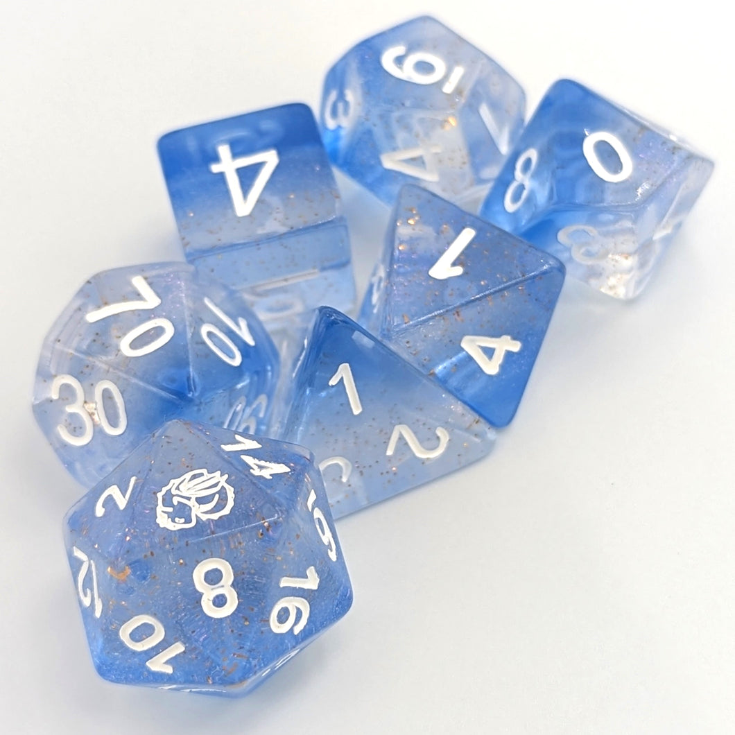 Lazy River  7 Piece Dice Set