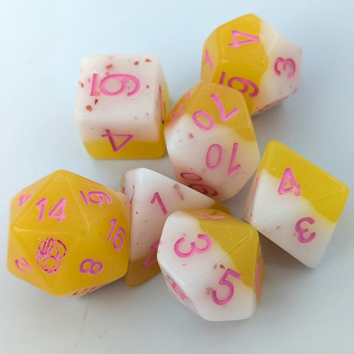 Lemonade 7 Piece Dice Set