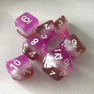 Neopolitan 7 Piece Dice Set