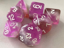 Load image into Gallery viewer, Neopolitan 7 Piece Dice Set