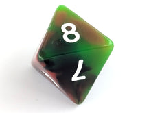Load image into Gallery viewer, Oil Slick 8 Sided Dice
