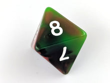 Load image into Gallery viewer, Oil Slick 8 Sided Dice