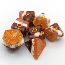Load image into Gallery viewer, Smores 7 Piece Dice Set
