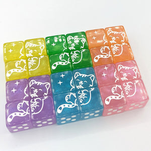 Doughnut Cat Pastel D6 Set (Pick Color)