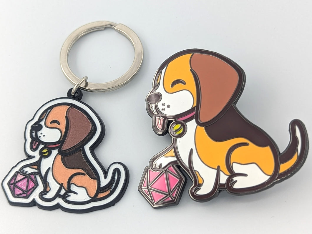 Ender Dog Pin/Keychains