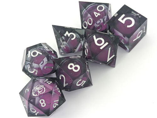 Prophecy Glow in the Dark Liquid Core Dice Set