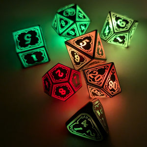 Rechargeable LED Dice Set