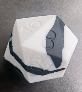 Black and White Giant Silicone Dice