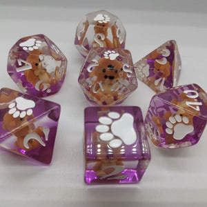 Bear Bear Purple Resin Set