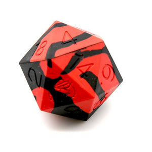 Red and Black Giant Silicone Dice
