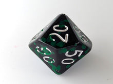 Load image into Gallery viewer, Splatter 10 Sided Percentile Dice