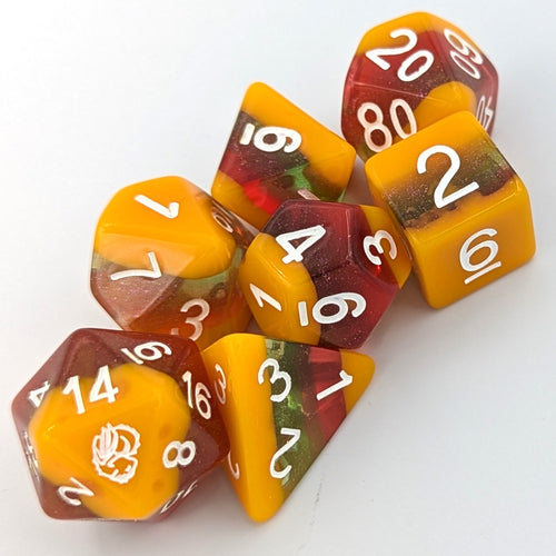 Takeout 7 Piece Dice Set