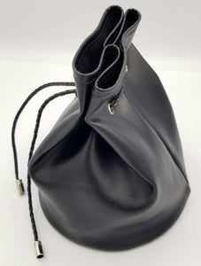 Patent Leather Dice Bag with Pockets