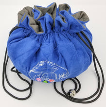 Load image into Gallery viewer, Blue Velvet Dice Bag
