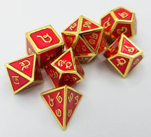 Load image into Gallery viewer, Thai Metal Red Gold Dice