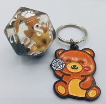 Load image into Gallery viewer, Bear Bear Enamel Keychain