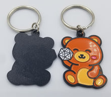 Load image into Gallery viewer, Bear Bear Enamel Keychain