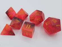Load image into Gallery viewer, Roman Red Resin Oversized Dice