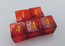 Load image into Gallery viewer, English Resin Dice Red