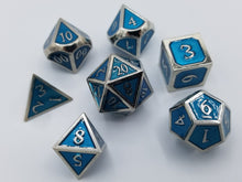 Load image into Gallery viewer, English Metal Blue Dice