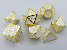 Load image into Gallery viewer, Kanji Metal White Dice