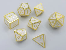 Load image into Gallery viewer, Arabic Metal White Dice