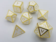 Load image into Gallery viewer, Arabic Metal White Dice