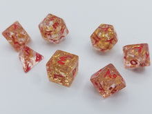 Load image into Gallery viewer, Arabic Resin Dice Gold Foil