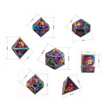 Load image into Gallery viewer, Tap Tap Metal Dice Set (Talys Dragon)