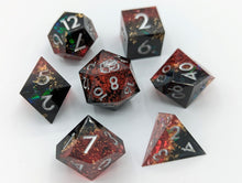 Load image into Gallery viewer, Bloodstone Dice Set
