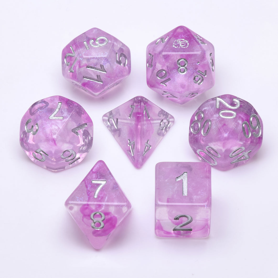 Dusted Love 7 Piece Dice Set