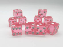 Load image into Gallery viewer, Peony, 16mm 6 Sided Dice (Set of 5)