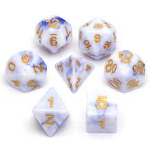 Load image into Gallery viewer, Porcelain 7 Piece Dice Set