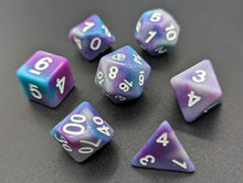 Load image into Gallery viewer, Tie Dye 7 Piece Dice Set