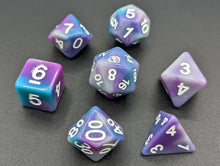 Load image into Gallery viewer, Tie Dye 7 Piece Dice Set
