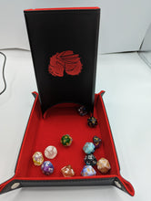 Load image into Gallery viewer, Red Folding Dice Tower